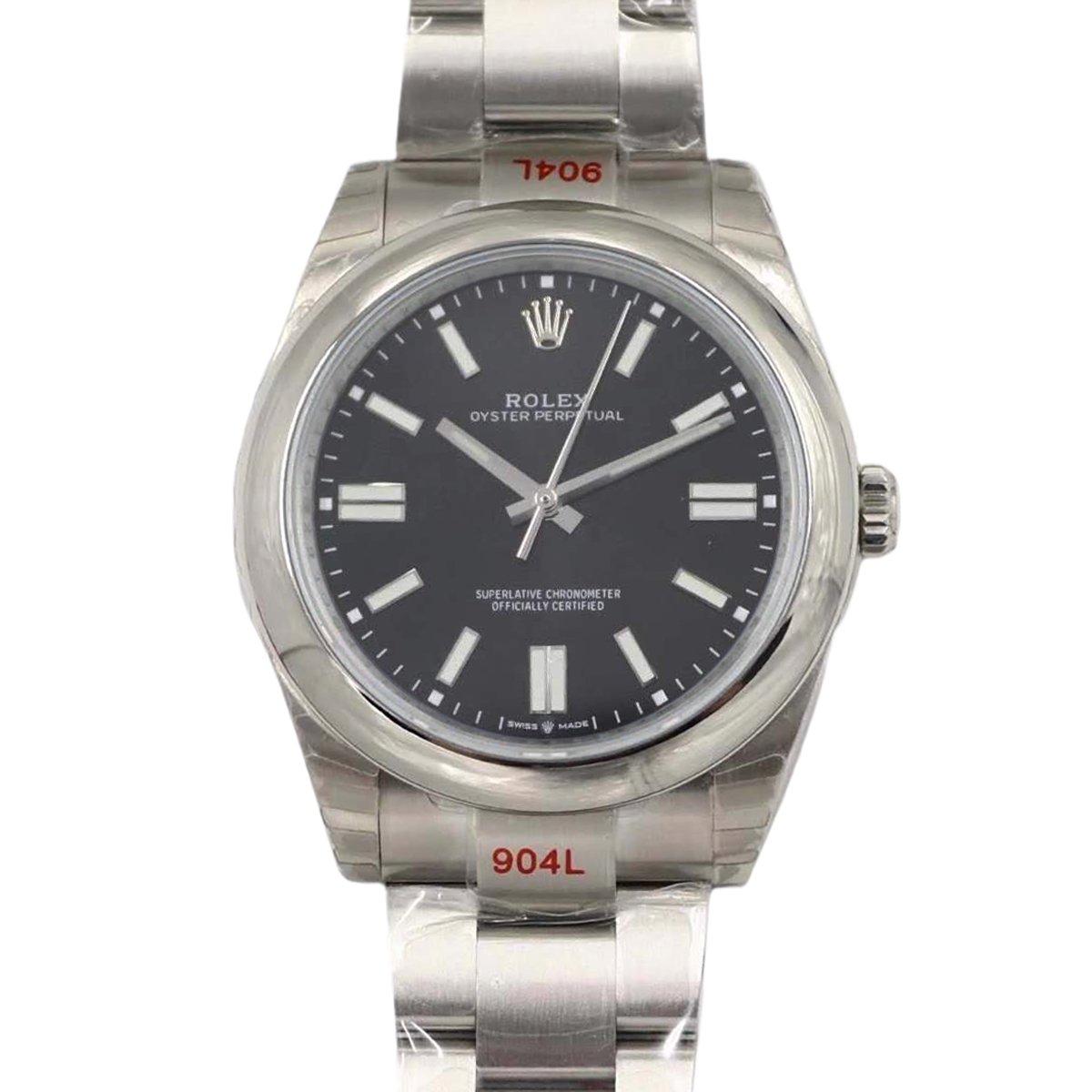 Oyster Perpetual 41mm Bright Black Dial 114300