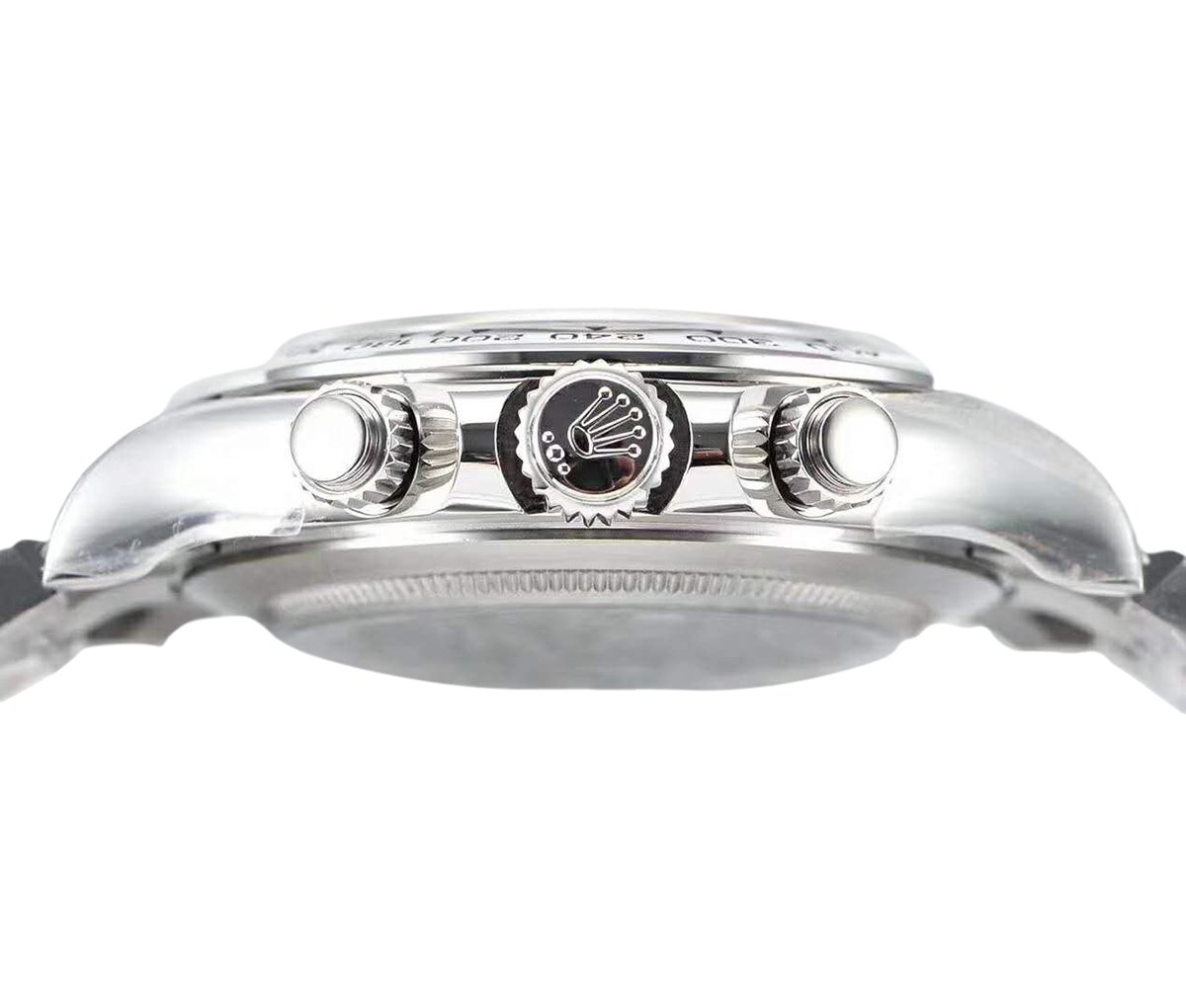 Daytona 116509 Steel and Black Dial in White Gold