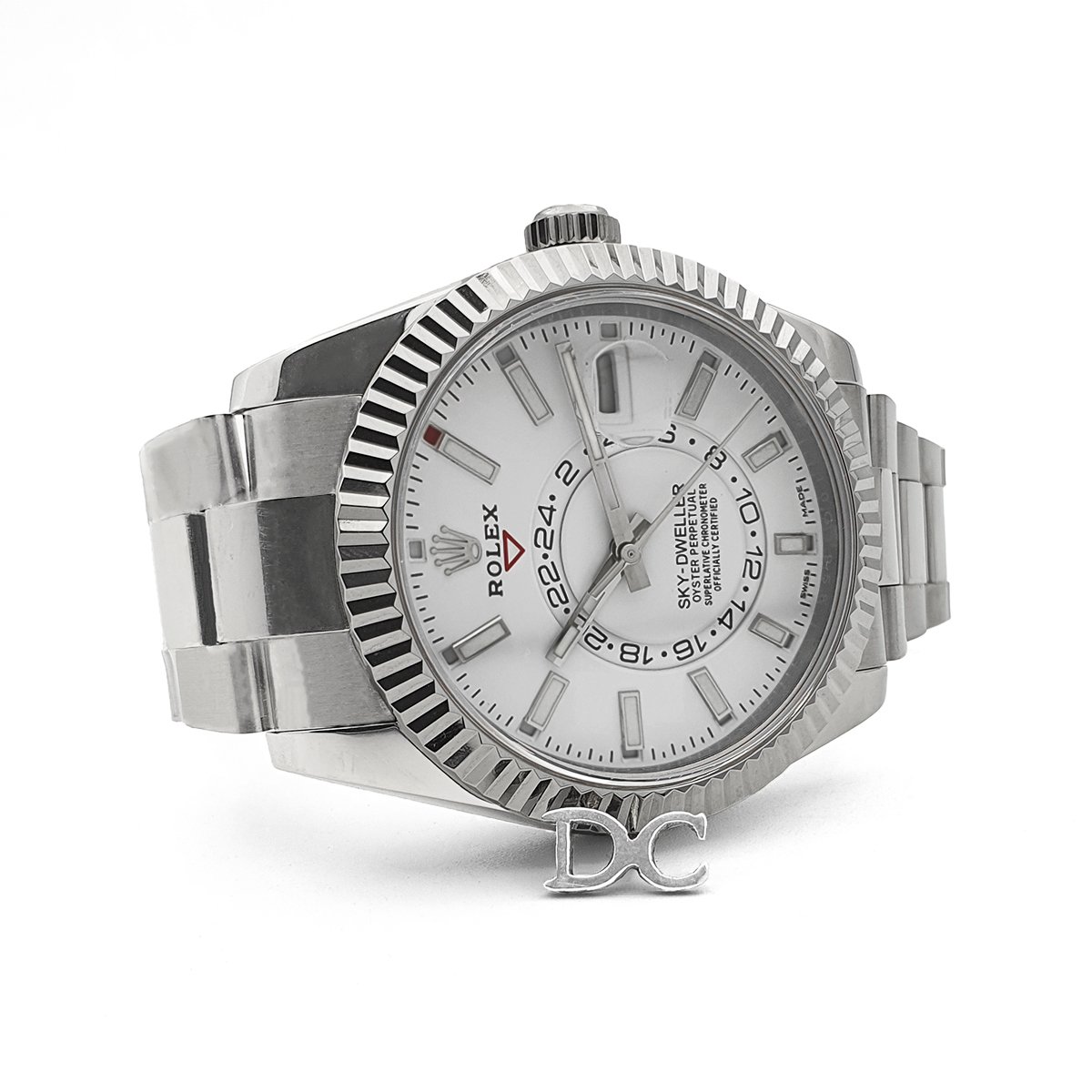 Sky-Dweller 326934 White Dial in White Gold