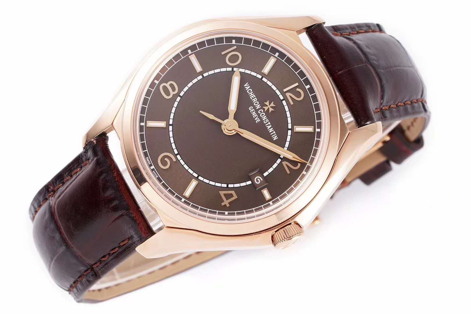Fiftysix Brown Dial in Pink Gold Ref: 4600E