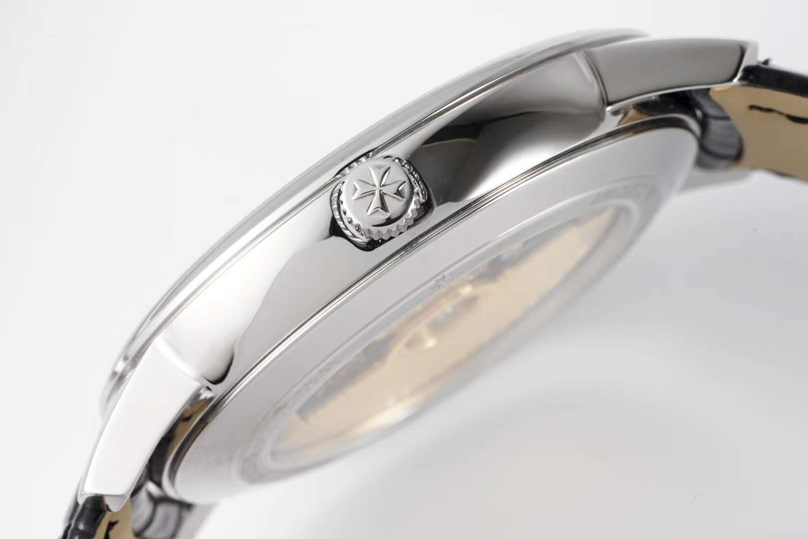 Patrimony White Dial in White Gold Ref: 85180