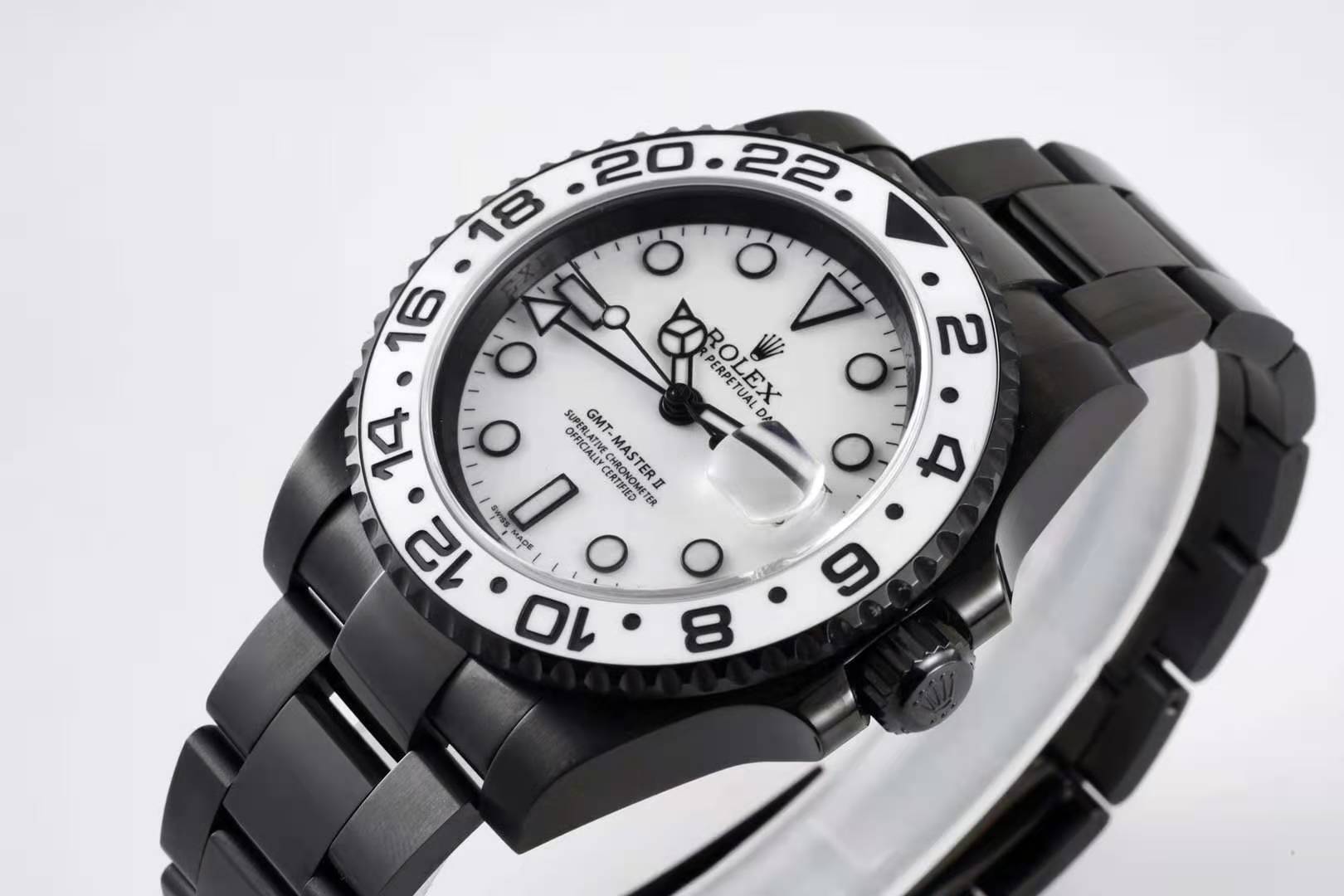 GMT Master II 116710 “Oreo” White Dial in PVD