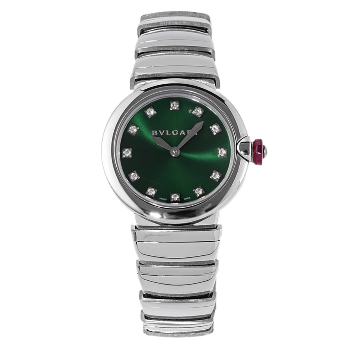 Lvcea Emerald Green Dial in Steel