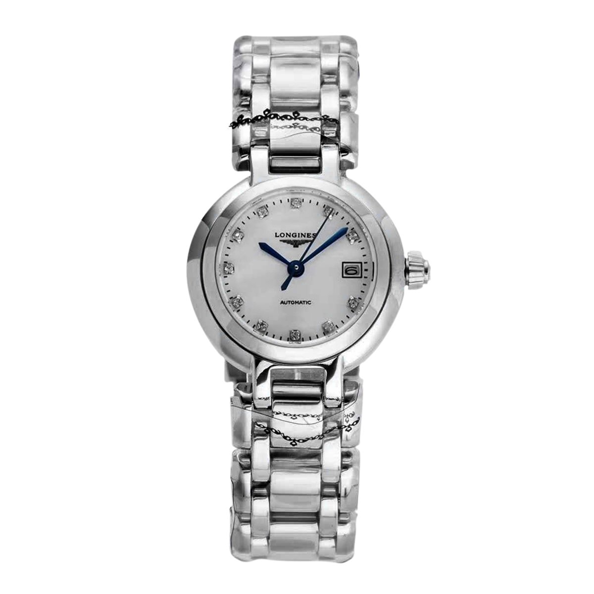 Primaluna MOP White Dial with D1am0nd Markers