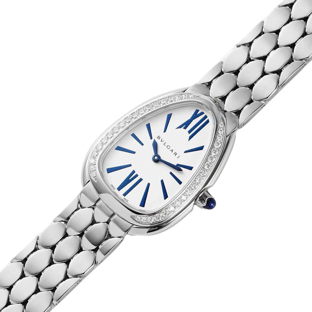 Serpenti Seduttori Watch Ref: 103148 White Dial