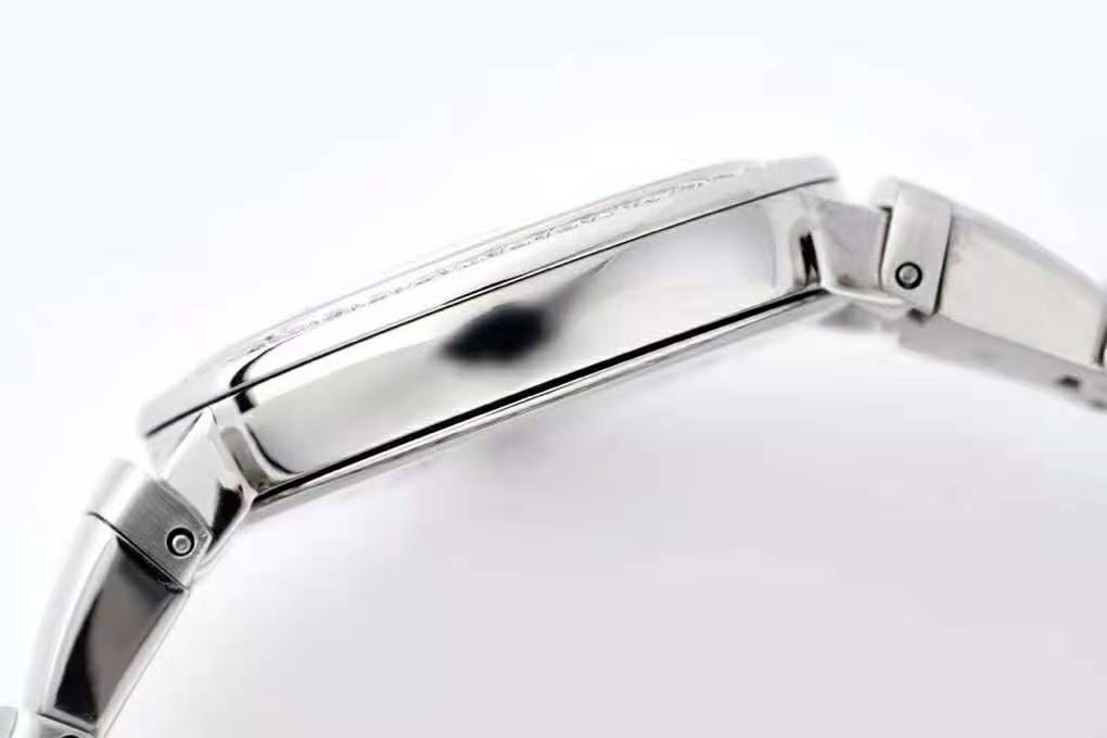 Lvcea Silver Dial in Steel with D1am0nd Bezel