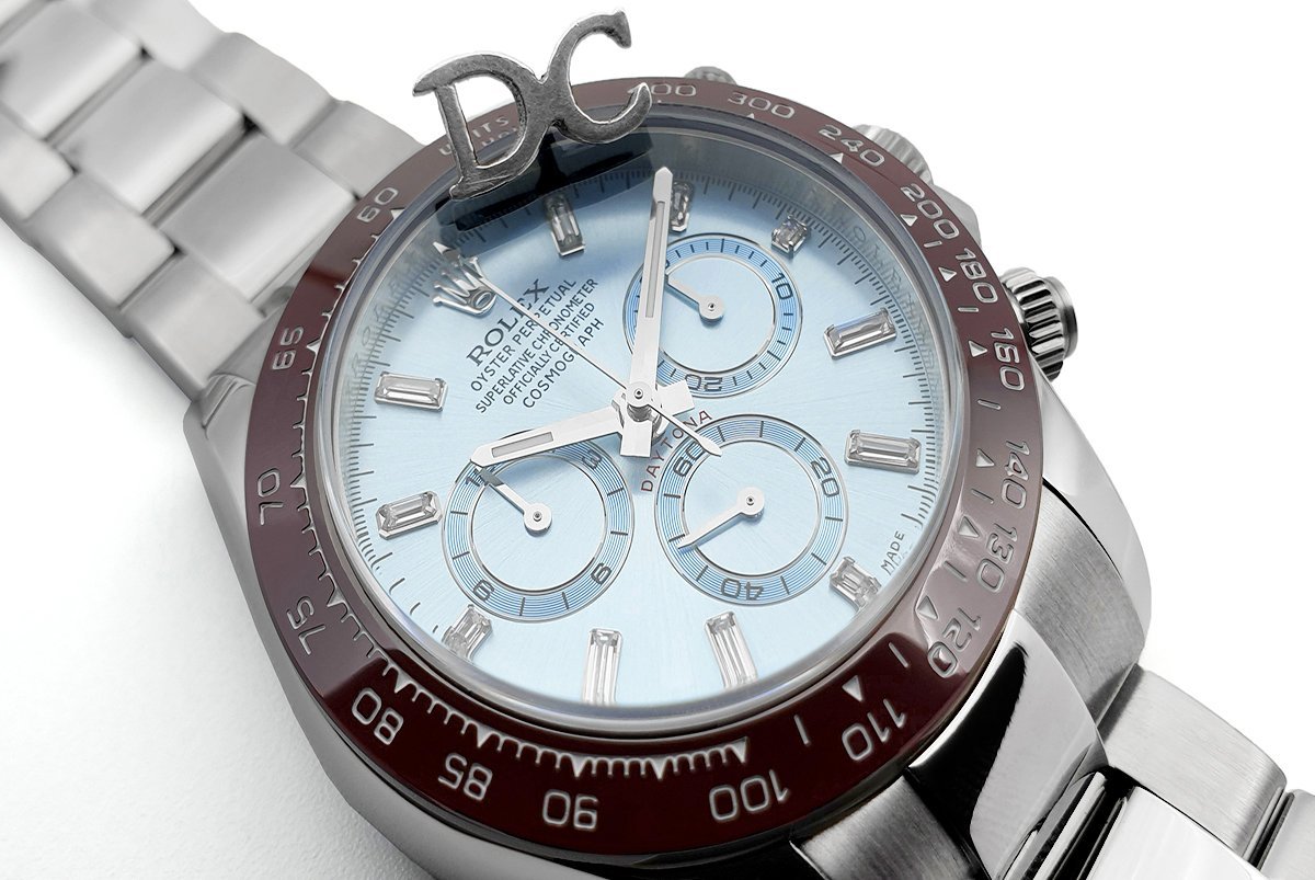 Daytona 116506 Platinum Ice Blue Dial with D1am0nd Markers