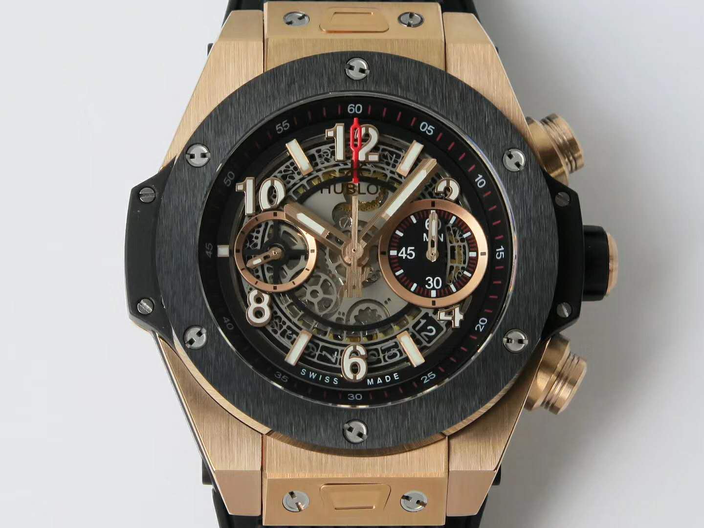 Big Bang Unico King Gold Ceramic