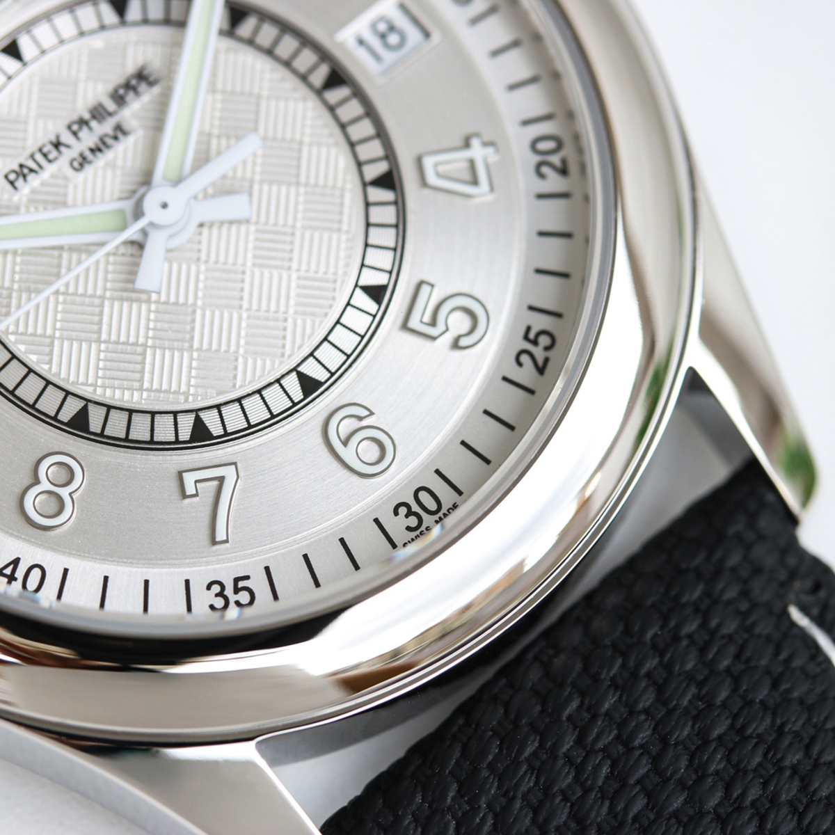 Calatrava 6007 White Dial in White Gold