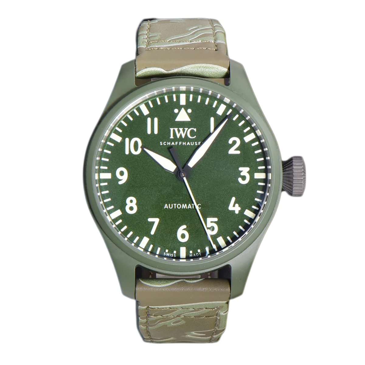 Big Pilot’s Watch 43 IW329802 Top Gun Edition Woodland on Camo Strap