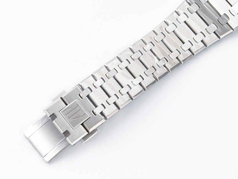 Royal Oak 41mm 15500 SS ZF 1:1 Best Edition Blue Textured Dial on SS Bracelet SA4302 S*per Clone V3